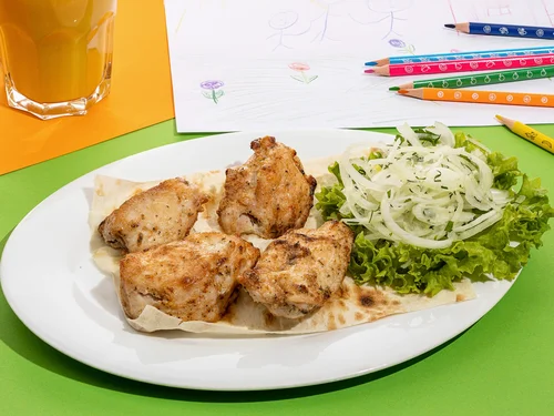 Шашлык из куриного филе