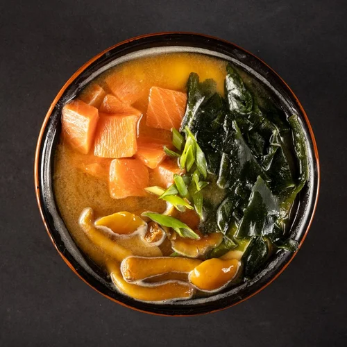 Мисо суп с лососем