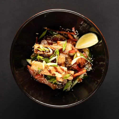 Салат тайский с семгой