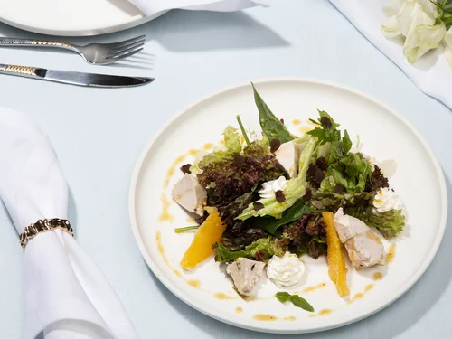 Салат с пастрами из индейки