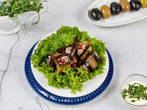 Баклажаны с орехами