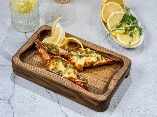 Креветки фаршированные