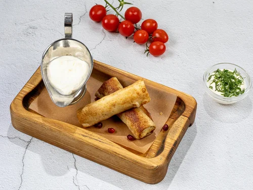 Блинчики с мясом