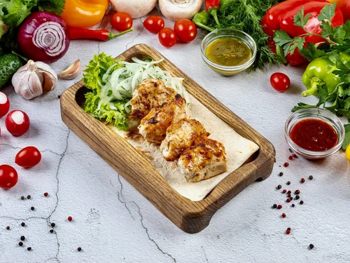 Шашлык из куриного филе