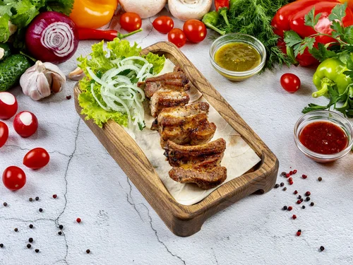 Шашлык из свиных ребер