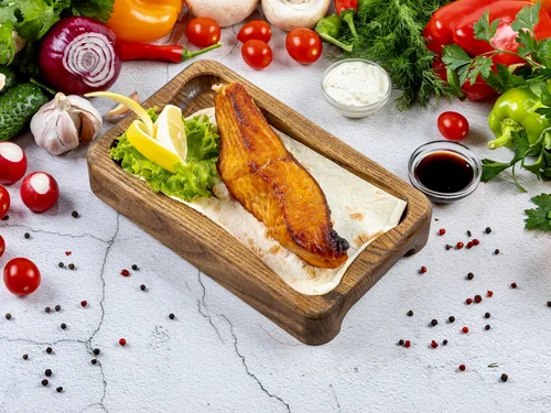 Шашлык из семги